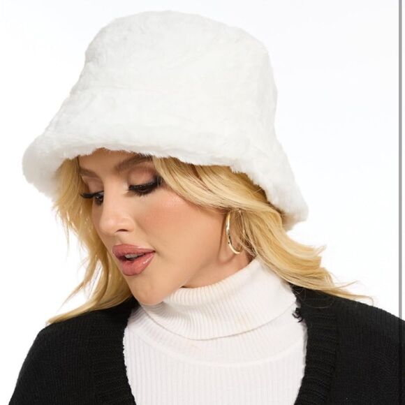 Fur Winter Fuzzy Bucket Hat main image 6